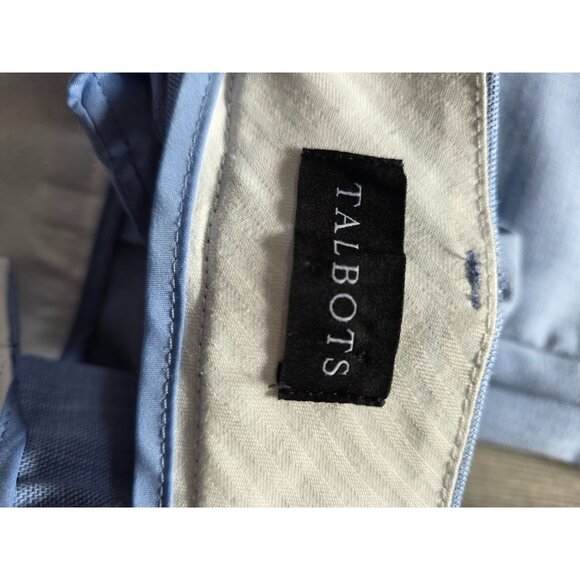 Talbots Womens Size 12 Hampshire Ankle Pants Light Blue - Picture 3 of 4